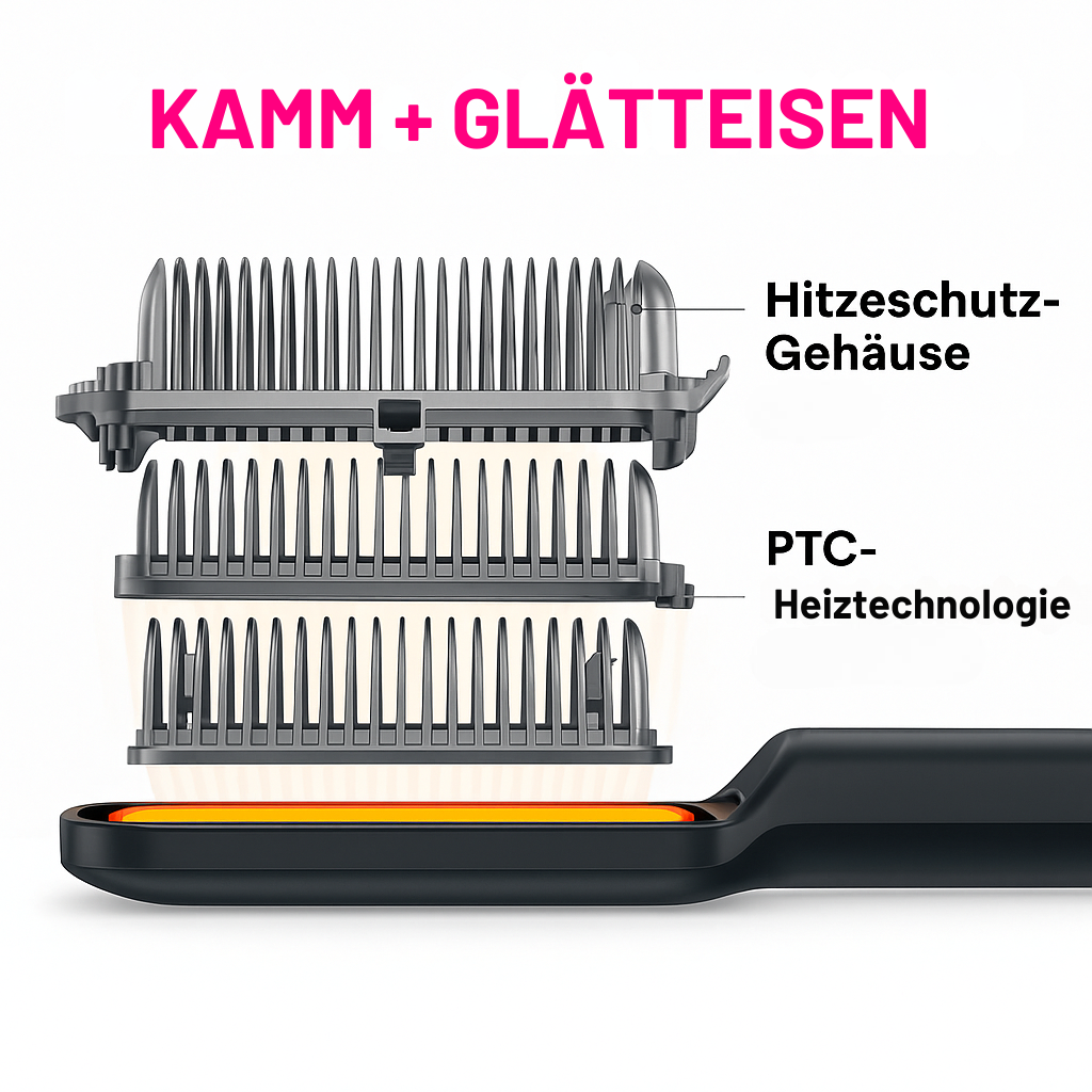 GleamPro 3-in-1 Glättbürste